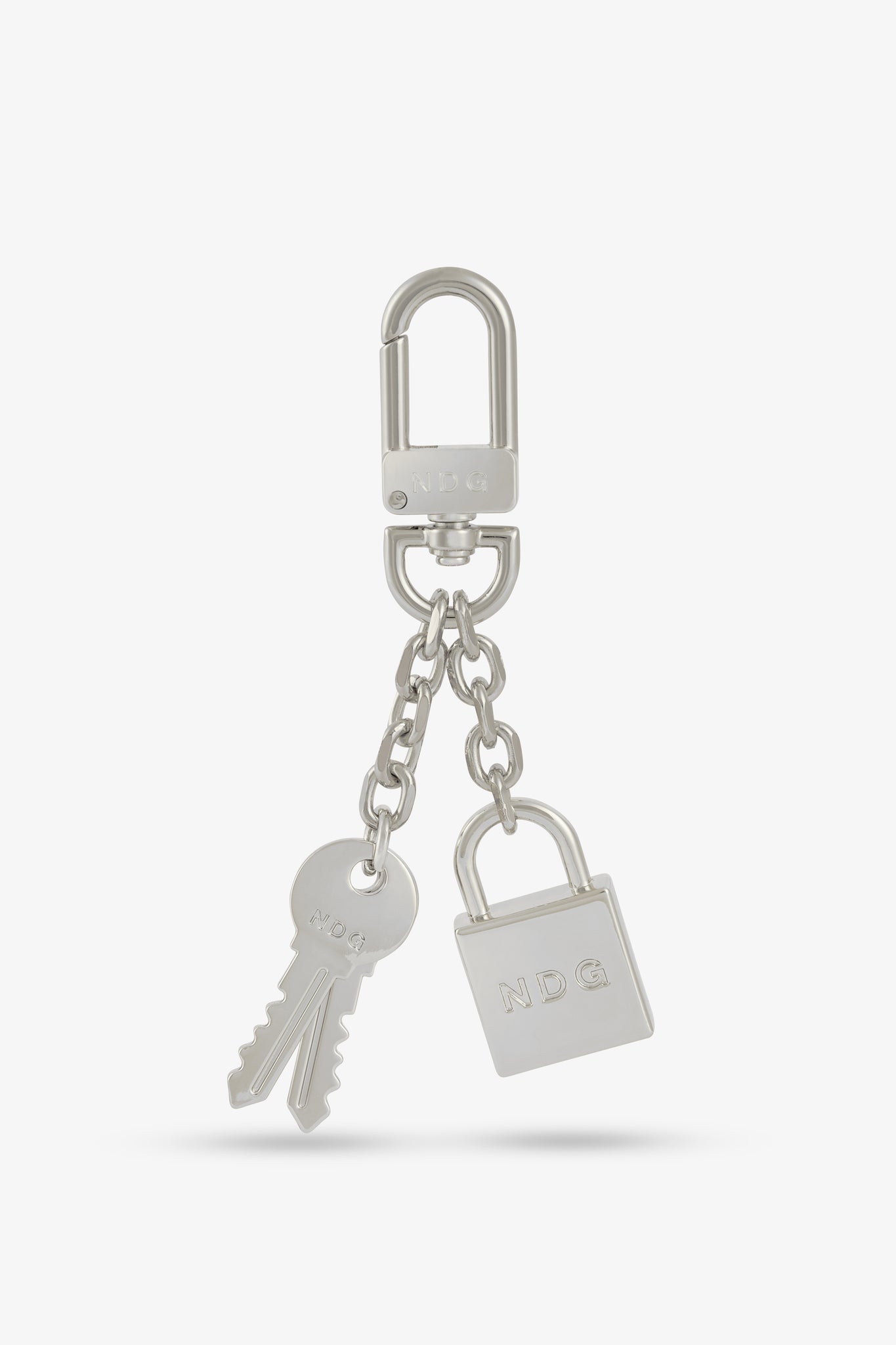 Padlock Keychain Silver – NDG PARIS UK